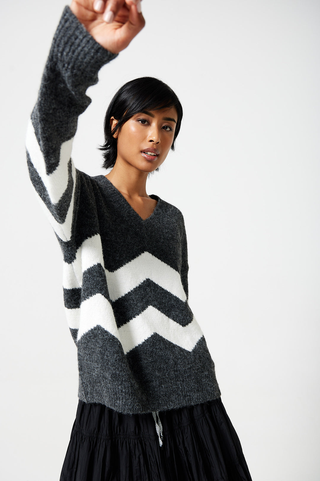 Danney Zig Zag Sweater