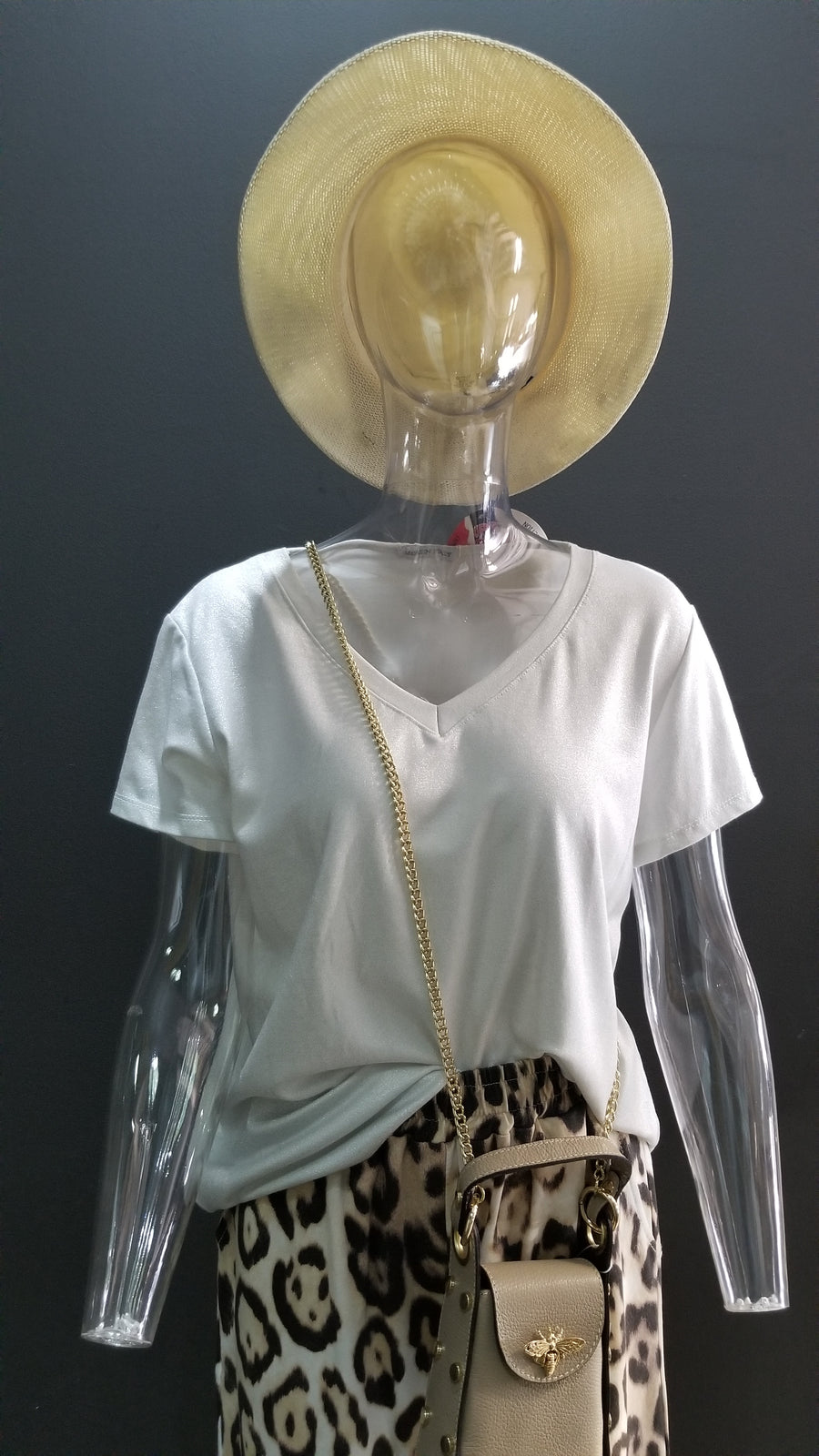 Carena Metallic Tee