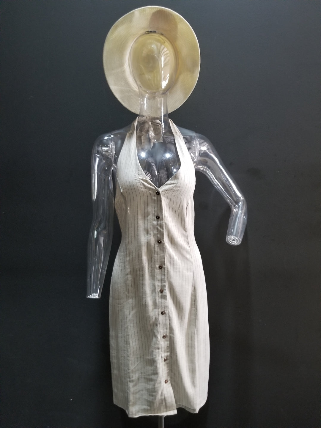 Docia Long Halterneck Dress