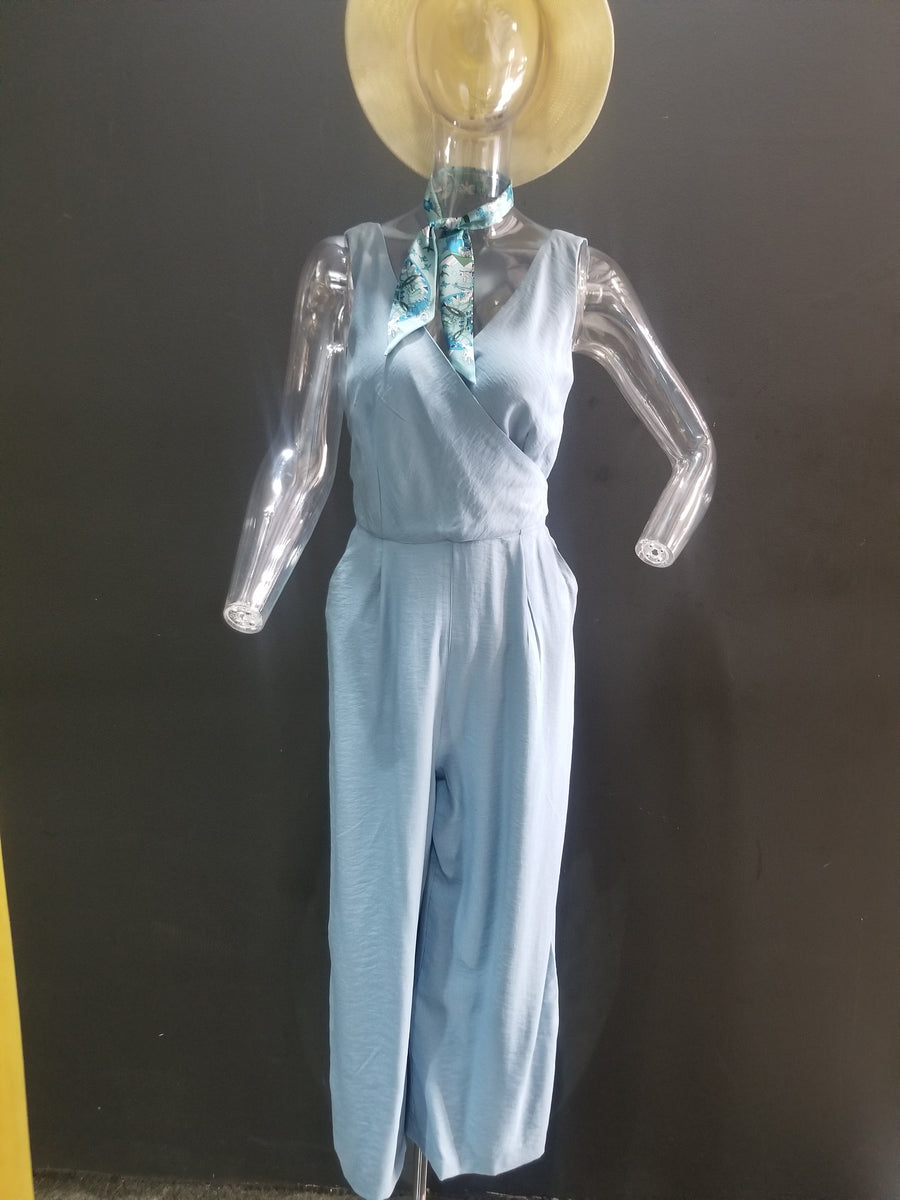 Manasa Linen Wrap Jumpsuit