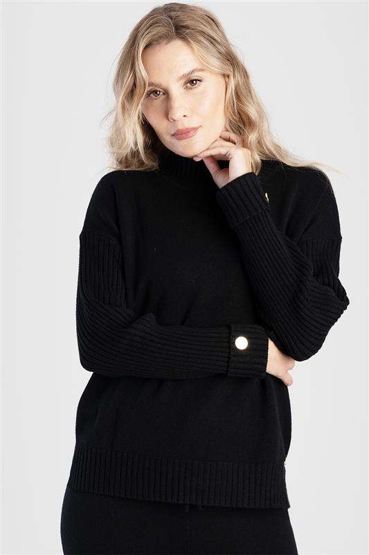 Willow Poloneck Knit Sweater