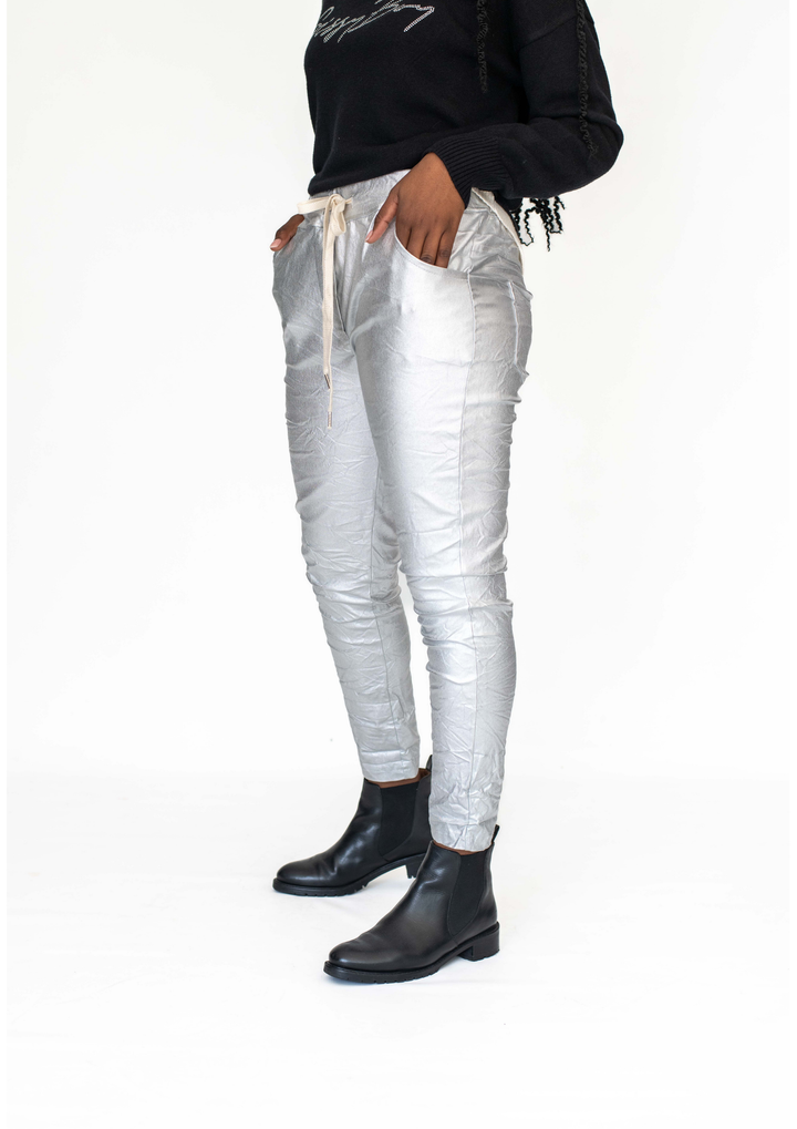 Chale Metallic Pants