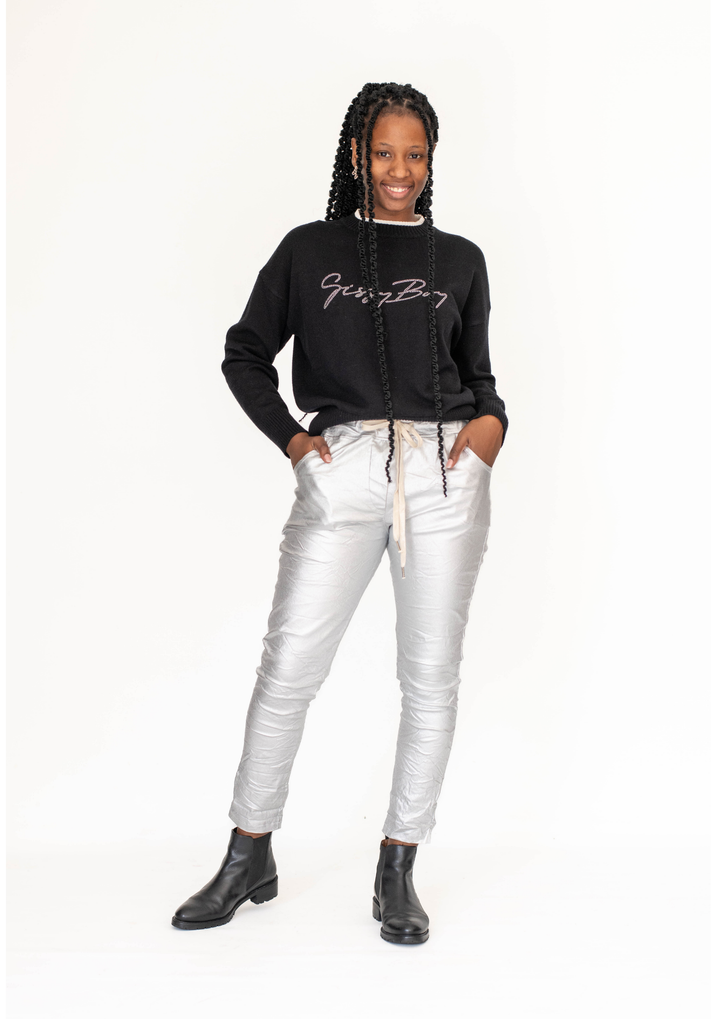 Chale Metallic Pants