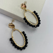 Oval Drop Earrings