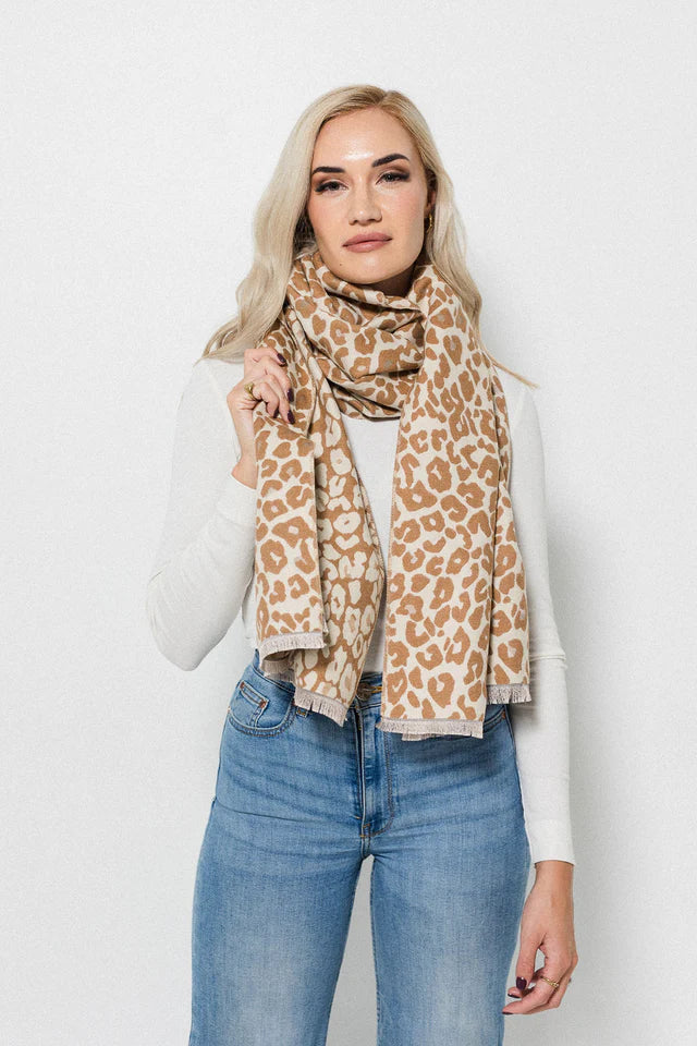 Leopard Wrap Scarf