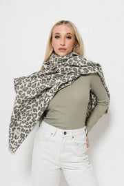 Leopard Wrap Scarf