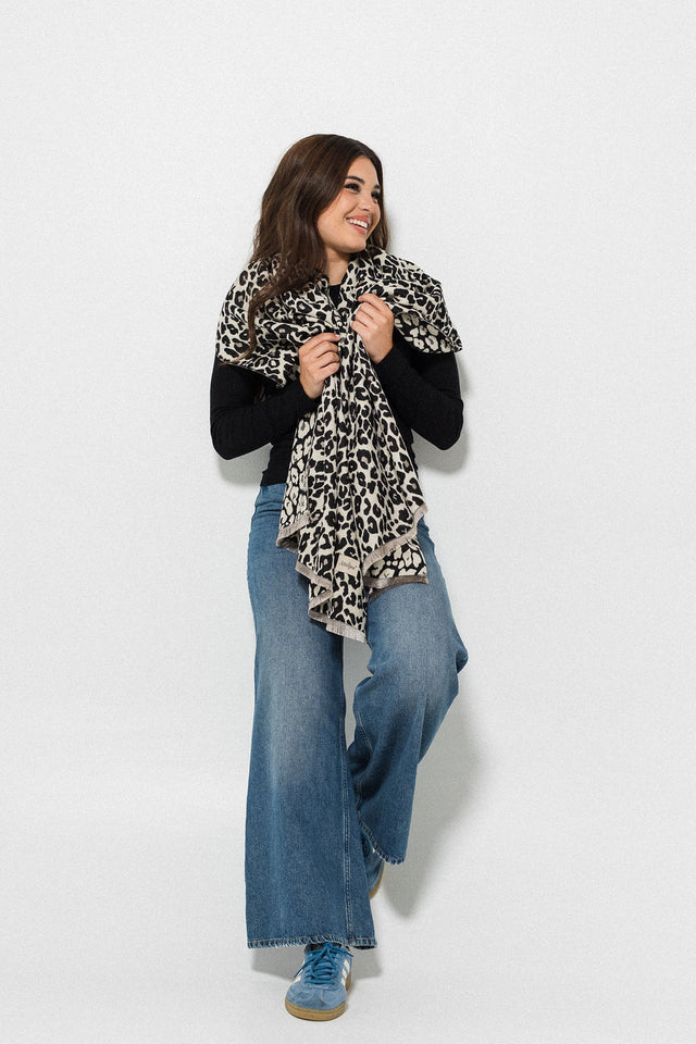 Leopard Wrap Scarf