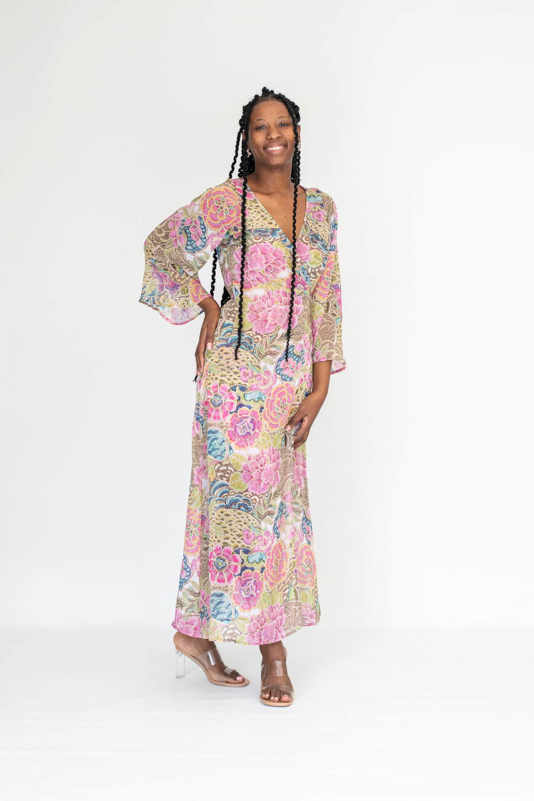Lilias Wrap Dress
