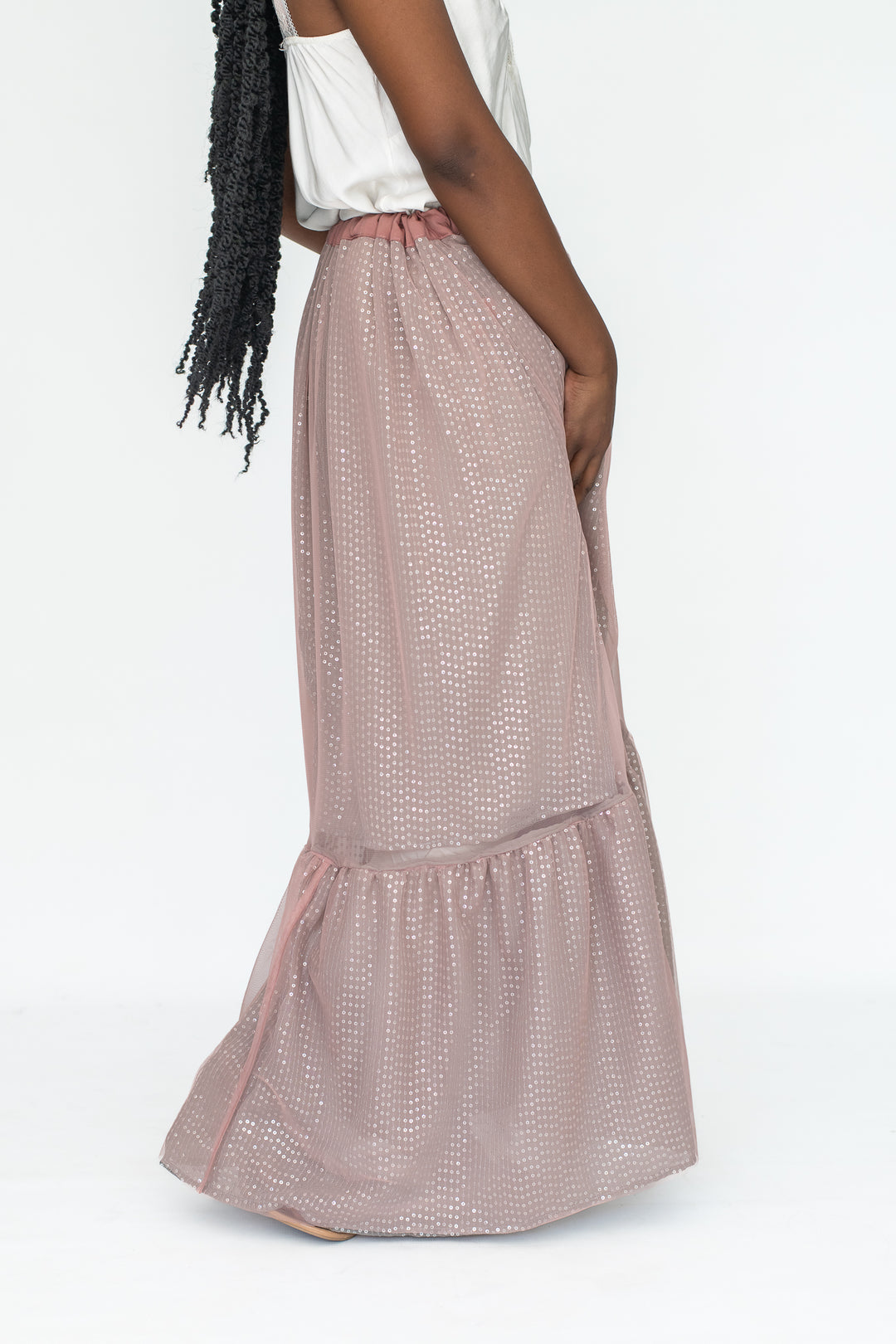 Amal Mesh skirt