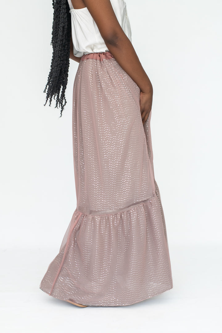 Amal Mesh skirt