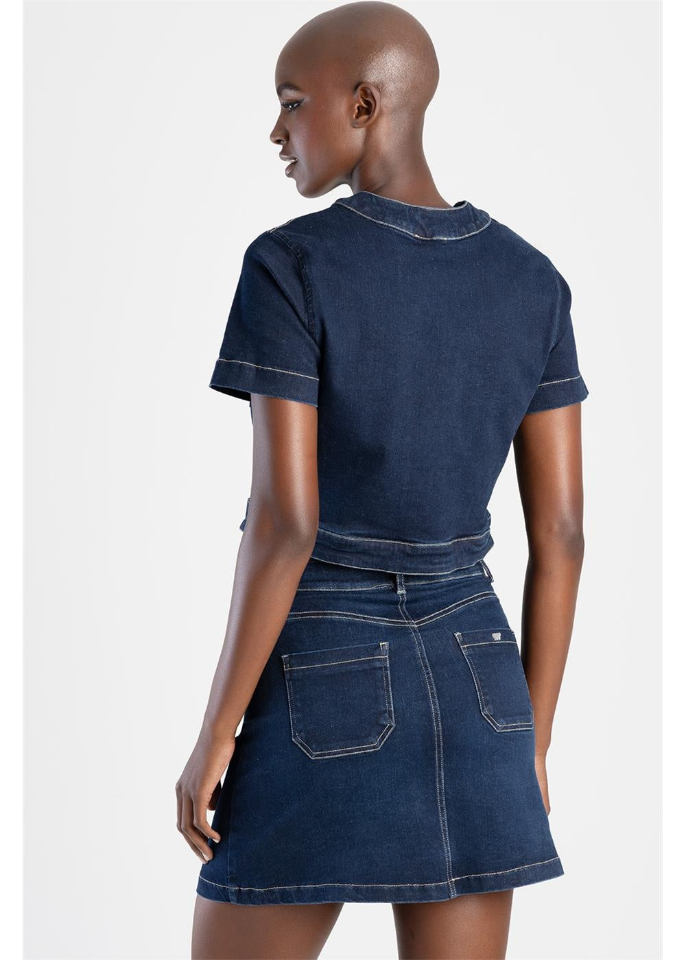 Jackie Denim Top