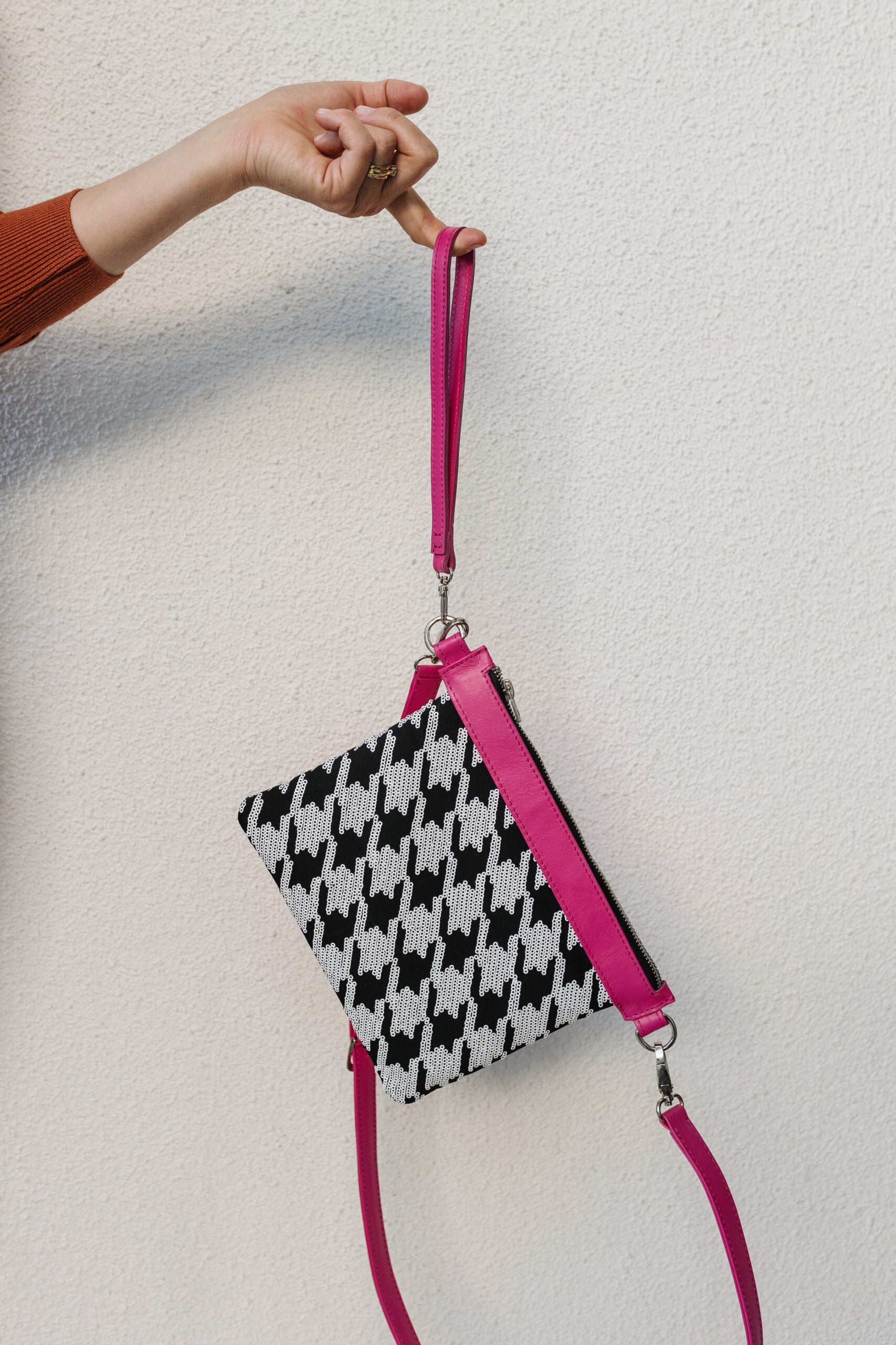 The Pouch | Houndstooth