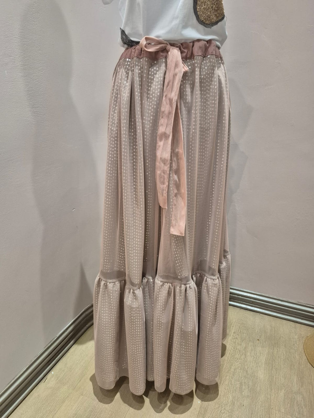 Amal Mesh skirt