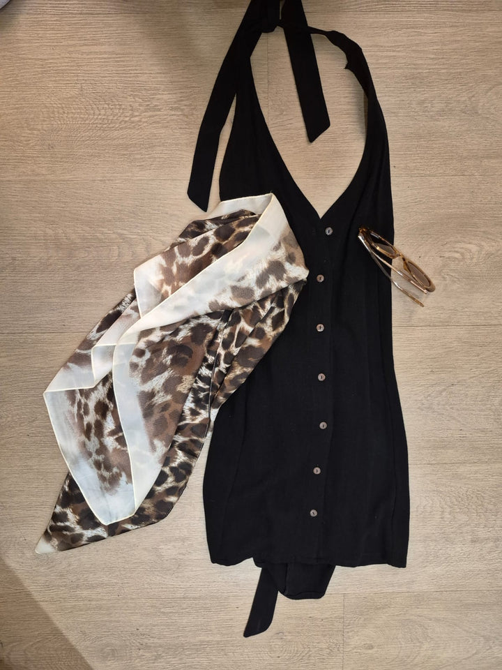 Deirdre Short Halterneck Dress
