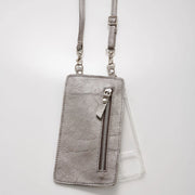 Metallic Leather Purse and Strap