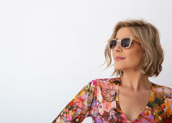 Zahra Nude Sunglasses