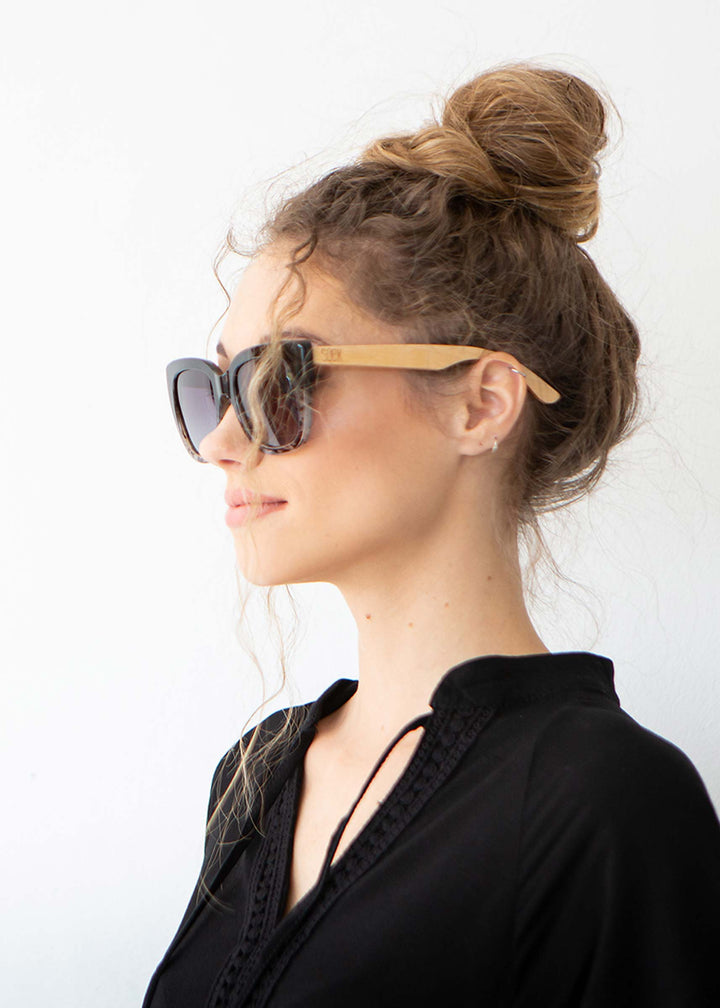Riviera Black Ivory Tort Sunglasses